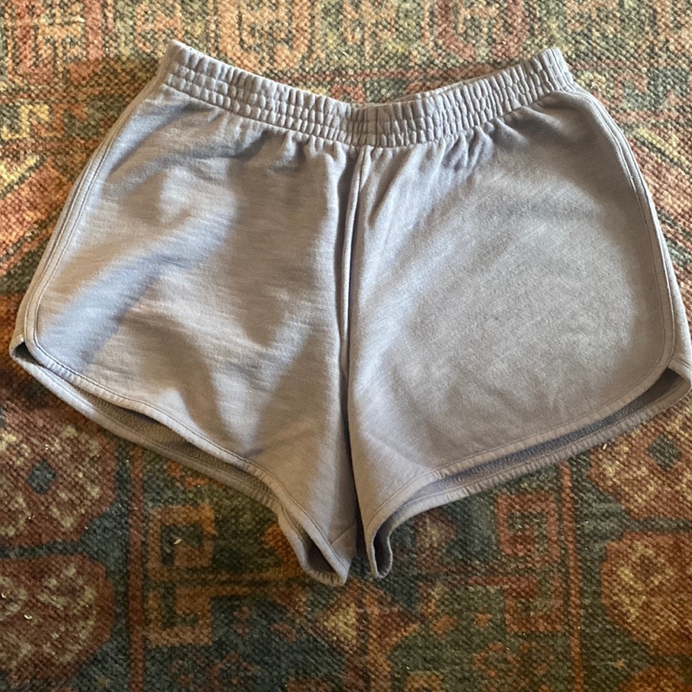 Periwinkle terry shorts